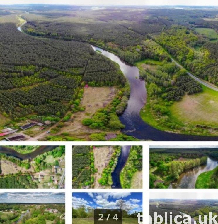 Działka budowlano-uslugowa z linią brzegową rzeki Gwda 0