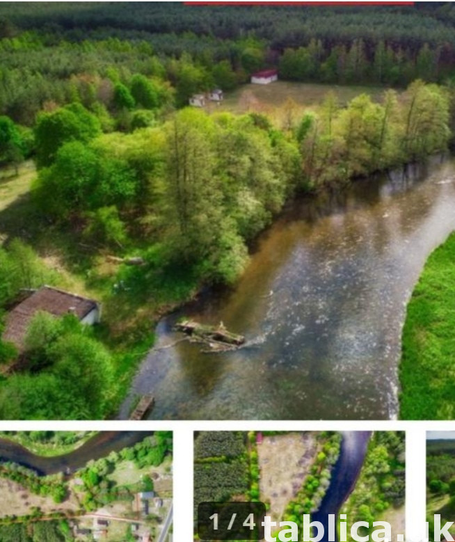 Działka budowlano-uslugowa z linią brzegową rzeki Gwda 2