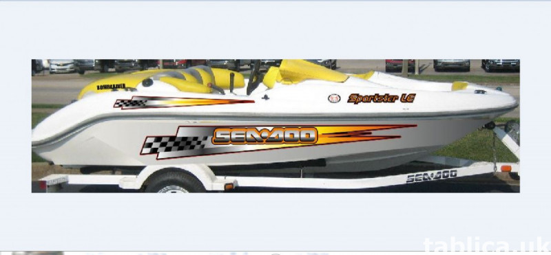 Stickers for water scooter RXP, RXT, Super Jet, VX, FZS and 1