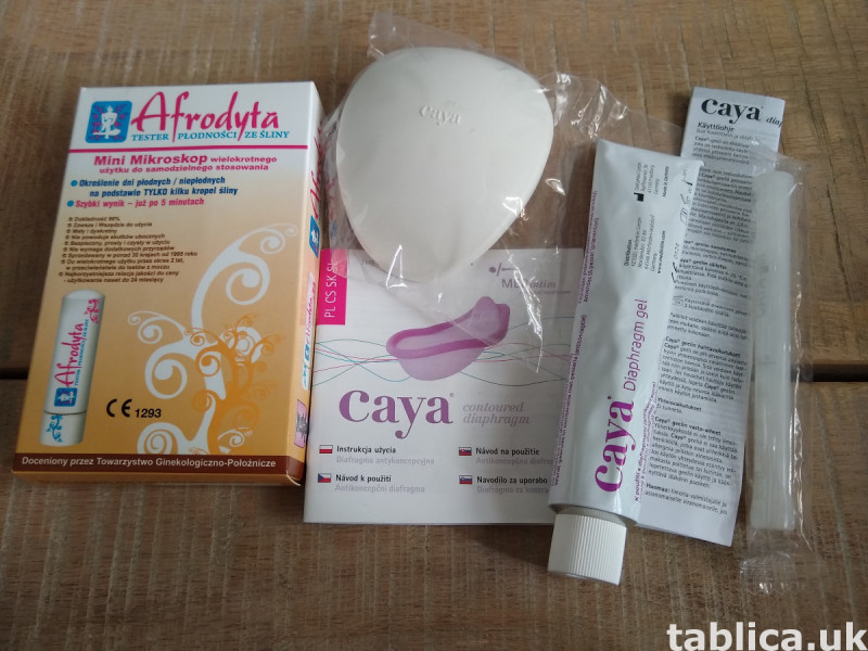 Antykoncepcja niehormonalna diafragma CAYA +żel+tester płodn 7