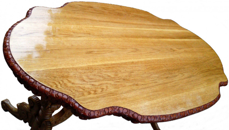 Hand Made Oak Table - Solid Wood NEW! 1
