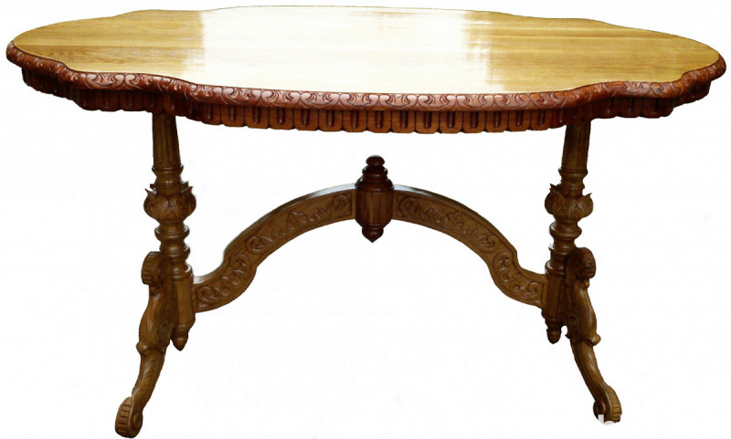 Hand Made Oak Table - Solid Wood NEW! 2