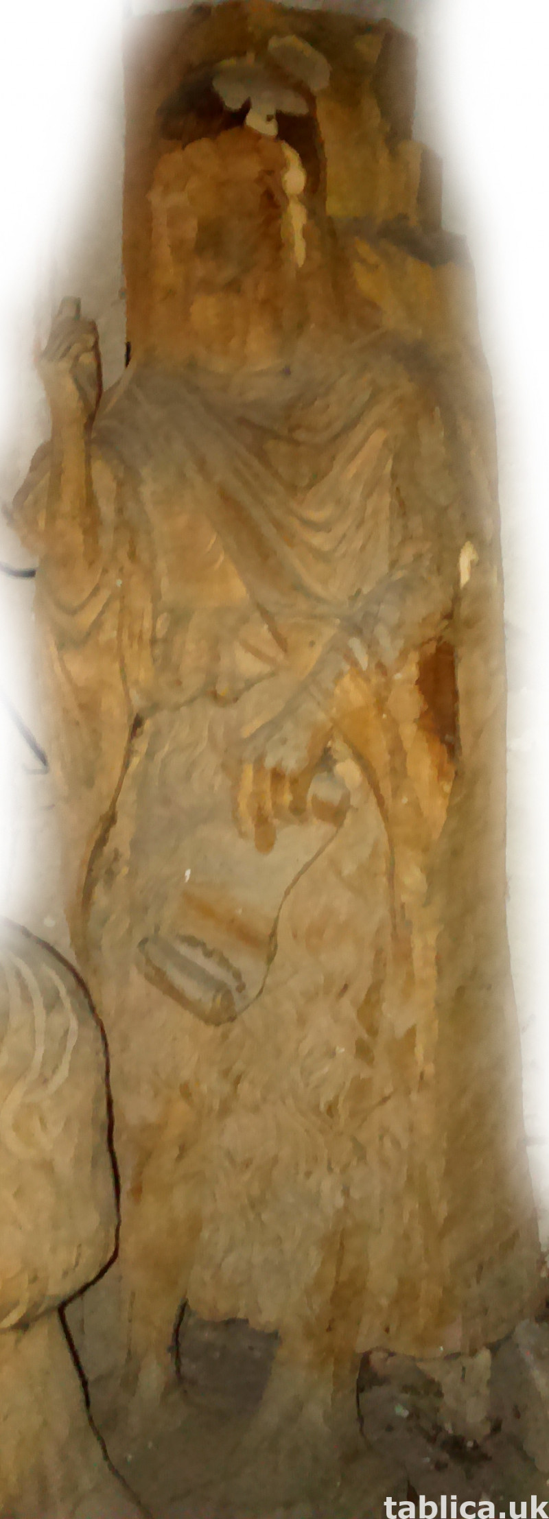 For Sale: Sculpture: Saint - Solid Wood 1