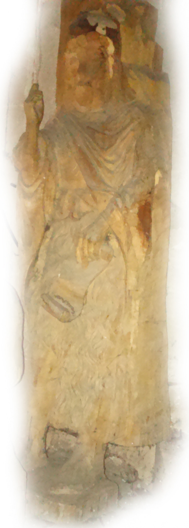 For Sale: Sculpture: Saint - Solid Wood 2