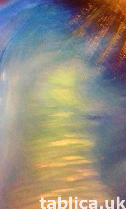 Oil Painting: Cave of Light - HandMade - Not a Photocopy !!! 4
