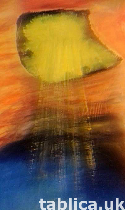 Oil Painting: Cave of Light - HandMade - Not a Photocopy !!! 6