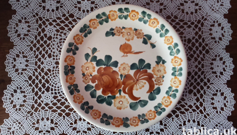 3 Original Plates: Veroni, Lubiana and FAJANS WŁOCŁAWEK 1