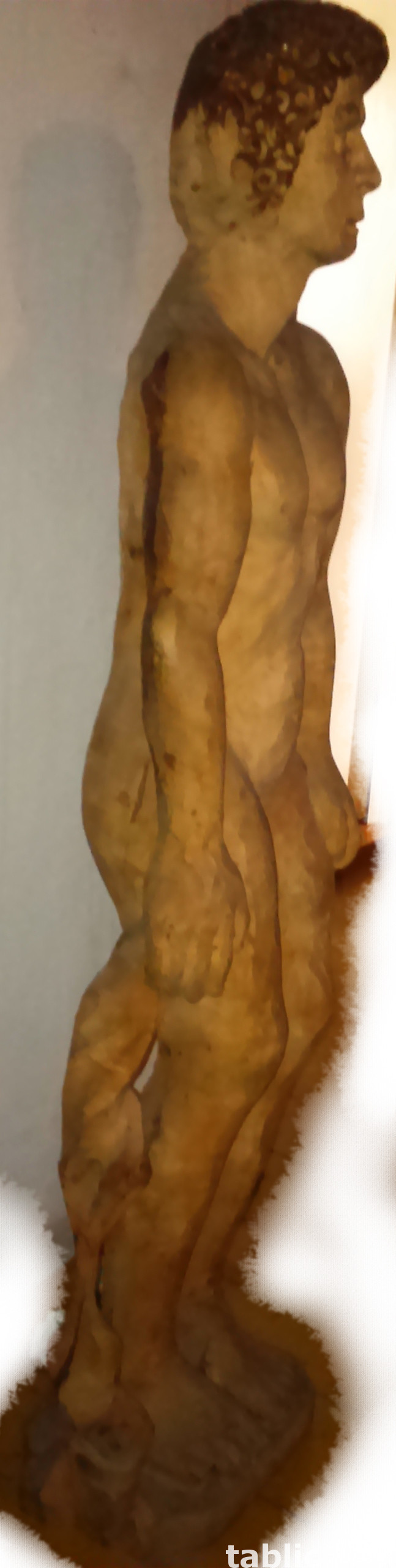 Sculpture: Staring Man - Solid Wood !!! 4