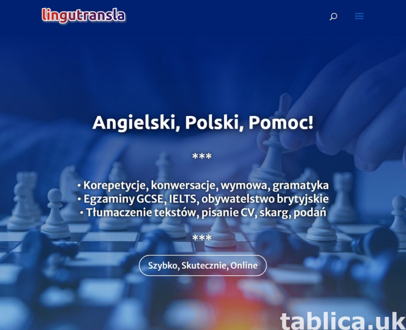 Angielski-Polski Pomoc, Korepetycje, Tłumaczenia, Pisanie CV 0