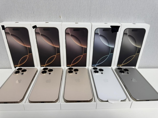 Apple iPhone 16 Pro 128GB = 500 EUR, iPhone 16 Pro Max 256GB 4