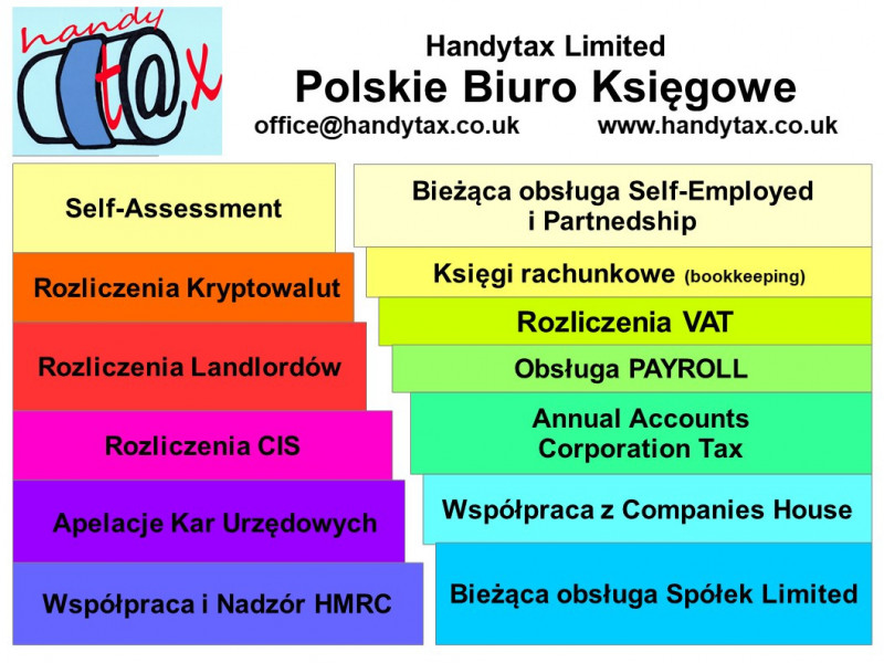 Obsługa Sole Traders - HANDYTAX Polskie Biuro Księgowe 0