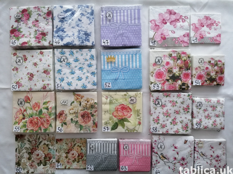 Serwetki decoupage róże Sagen vintage design 2