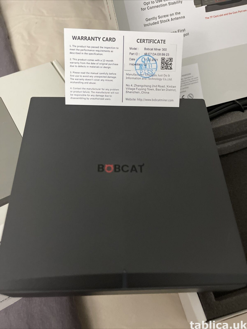 Bobcat 300 Hotspot Miner HNT Helium EU 868mhz,  SenseCAP M1  2