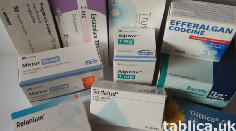 Aprazolam/Xanax 0,5 mg Zopiklon 7,5 mg Diazepam Shalina 1 4