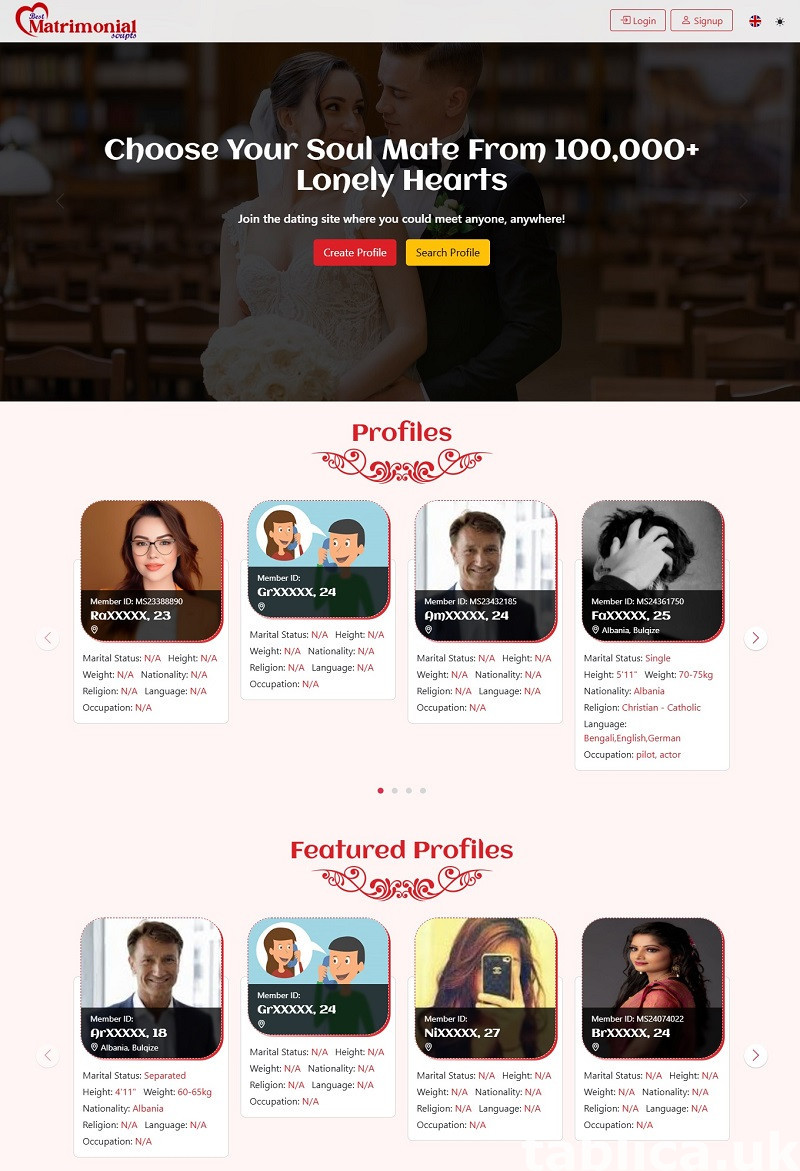 Advanced PHP Matrimonial Script with Smart Matchmaking 0