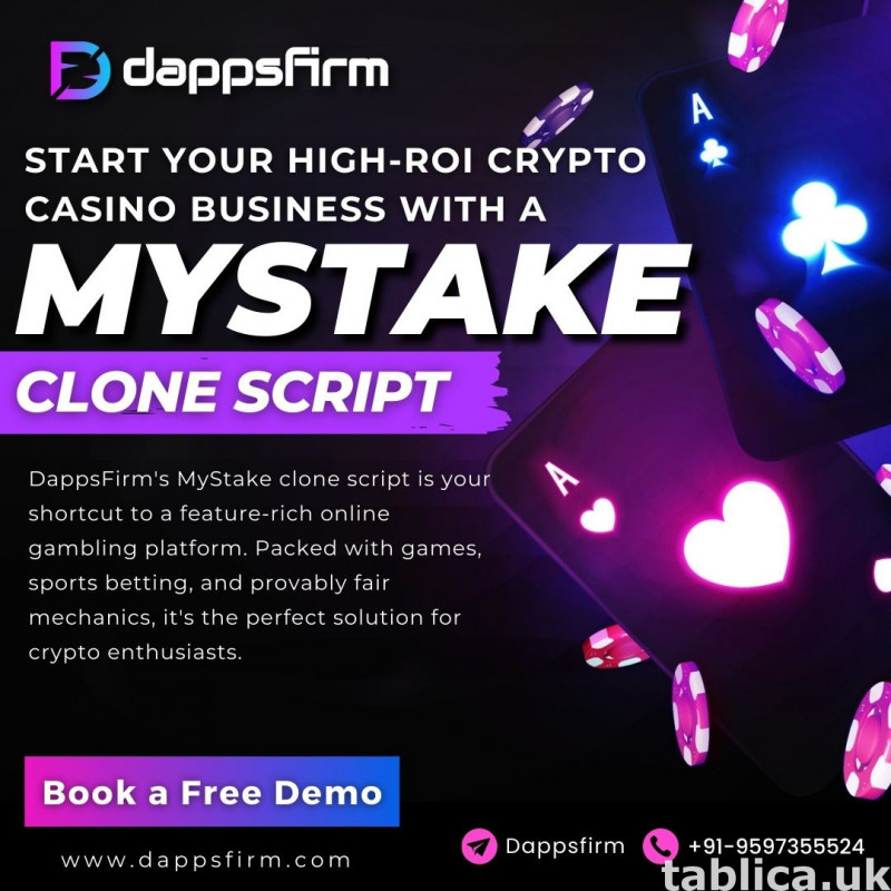 Power Your Casino Startup with DappsFirm’s MyStake Clone 0