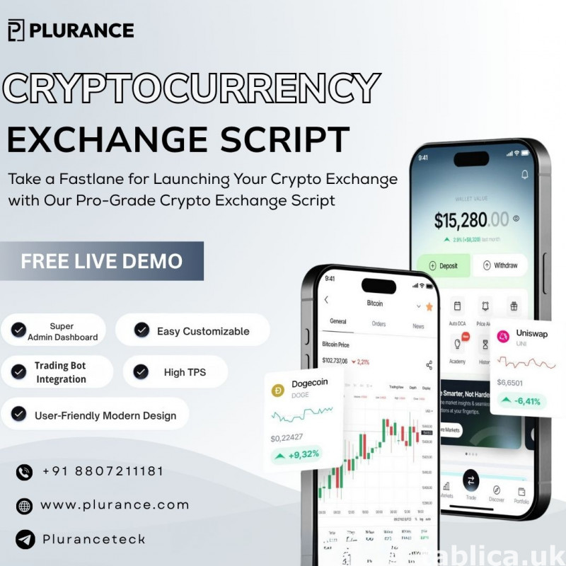 Plug & Play Crypto Exchange Script for Instant Market Entry 0