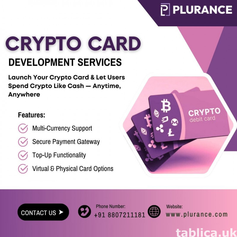 Launch Your Crypto Card With Custom Development Services 0