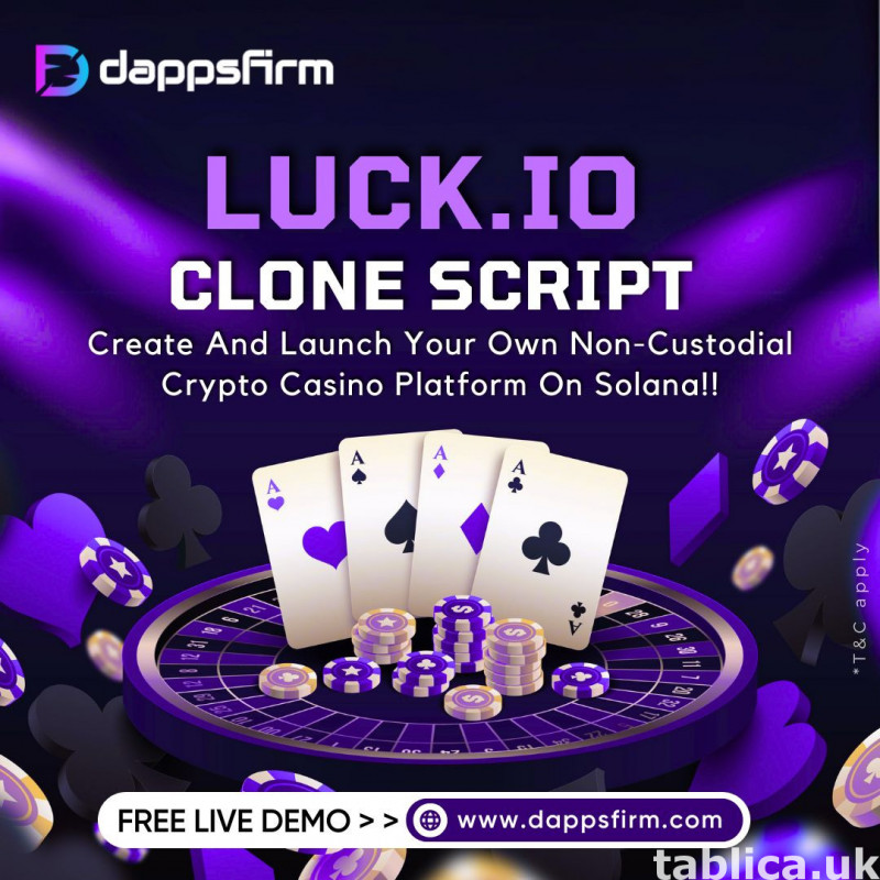 Launch Solana-Based Casino Games Using Luck.io Clone Script 0