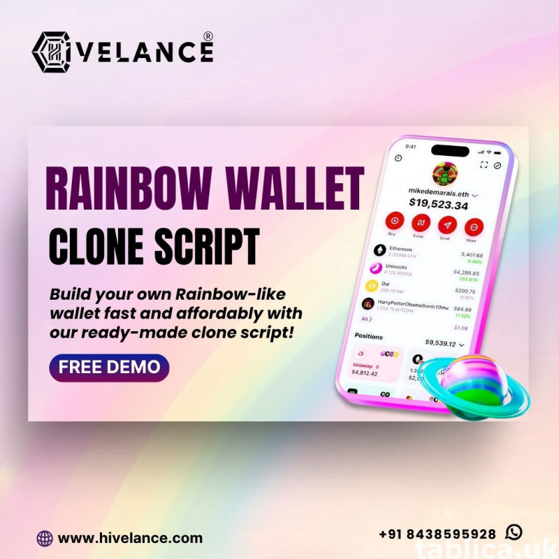 Rainbow Wallet Clone Script: Build DeFi Wallet Like Rainbow 0