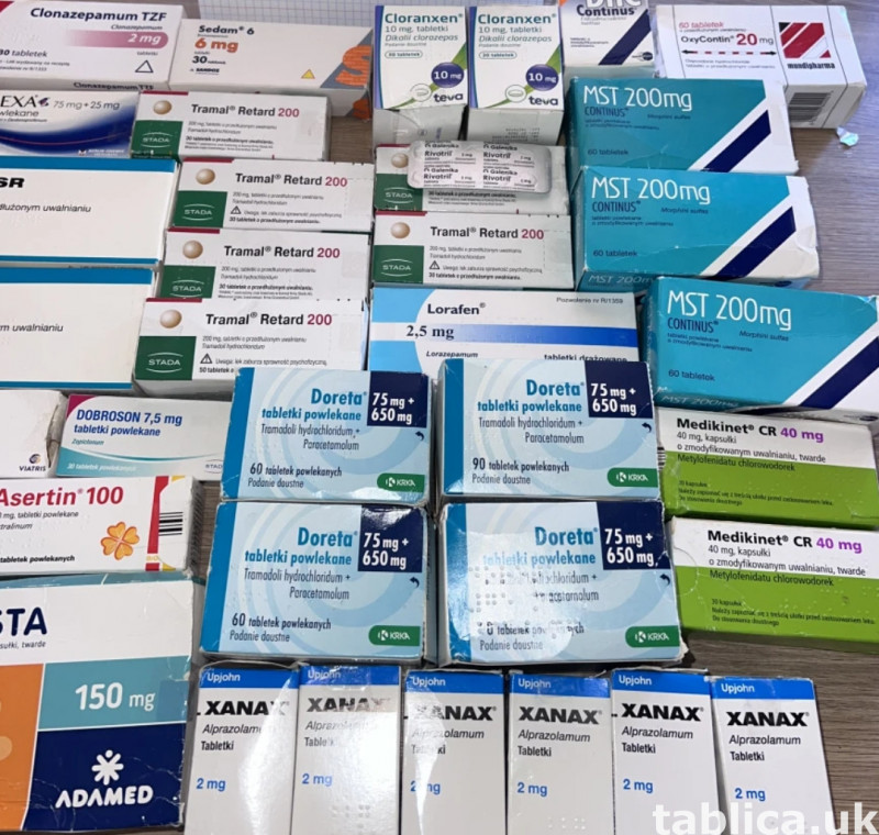 Sprzedam Xanax,Oxycontin,Tramal,Doreta,Nasen,Medikinet,Bunom 0