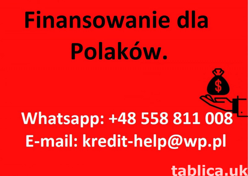 Kredyt dla Polaków. WhatsApp: +48 558 811 008 0
