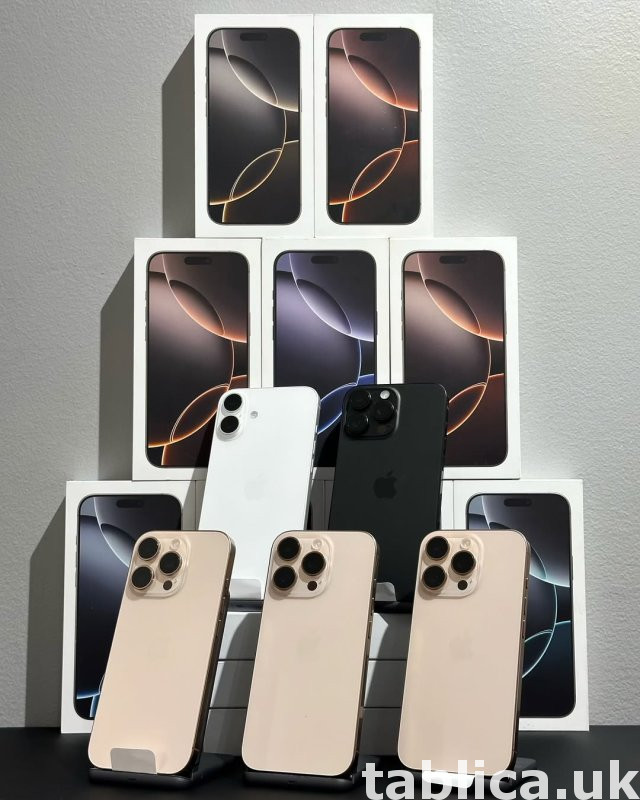 Apple iPhone 16 Pro Max, iPhone 16 Pro, iPhone 16, Sony PS5 8