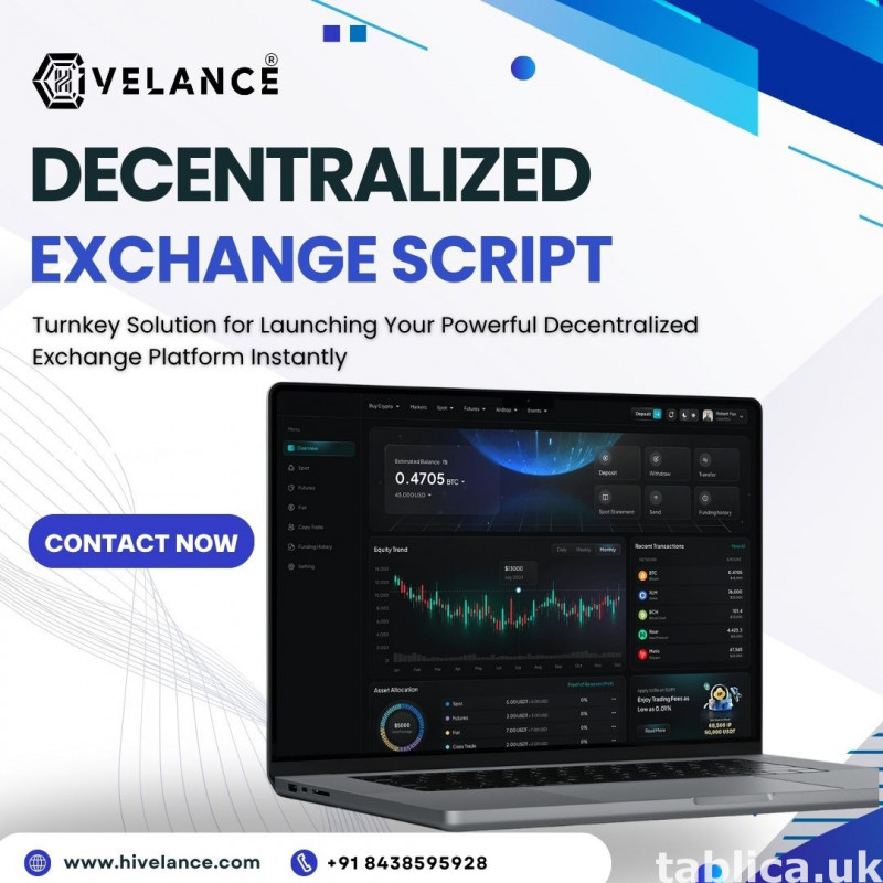 Launch Your DEX With Our Decentralized Exchange Script  0
