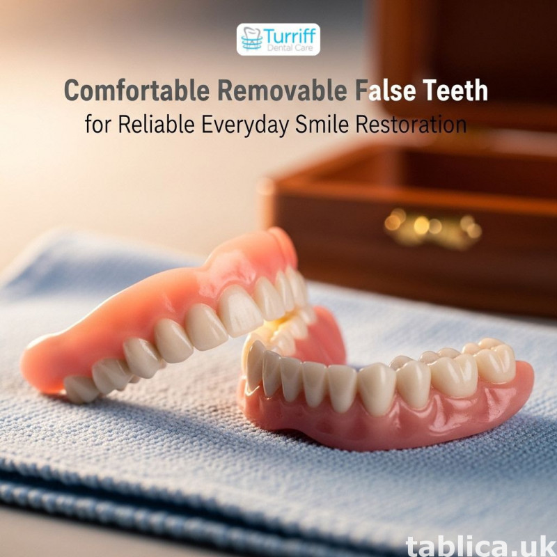 Comfortable Removable False Teeth for Everyday Smile 0