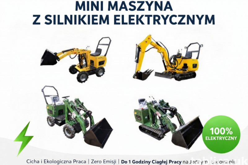Elektryczna E Ładowarka E Koparka NOWE 2026 | Prosto od Prod 13