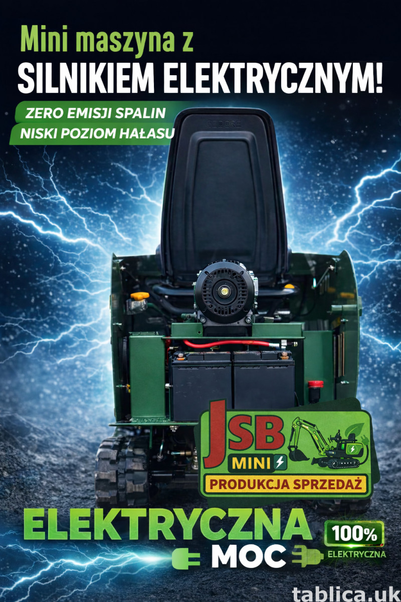 Elektryczna E Ładowarka E Koparka NOWE 2026 | Prosto od Prod 10