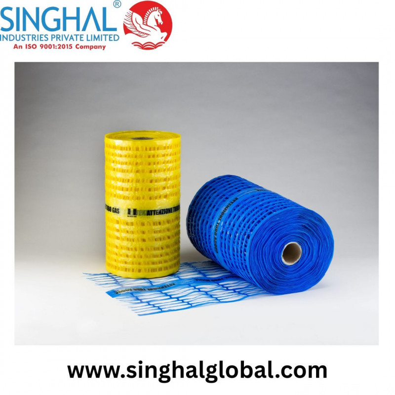 Underground Safety with Durable and Visible Warning Mesh Sol 0