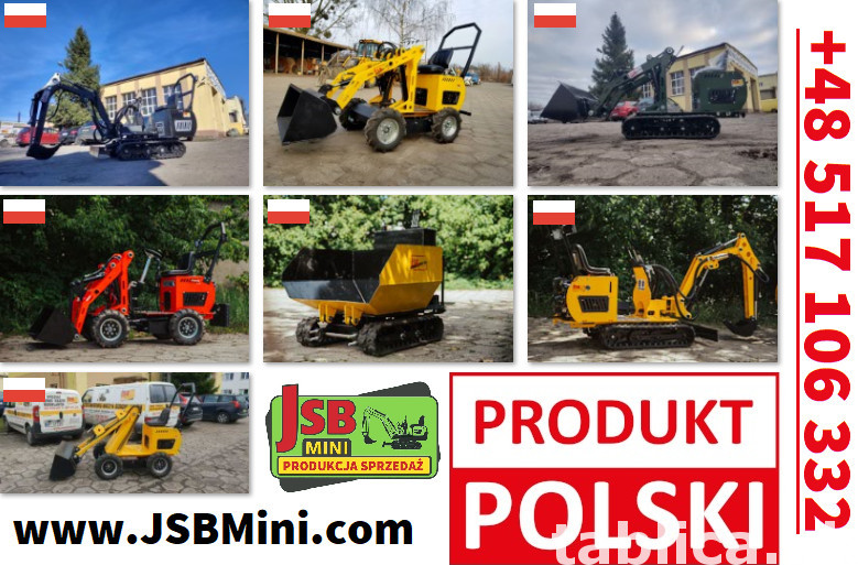 Osprzęt Rolniczy Budowlany + Koparki Ładowarki Wozidła JSB 1