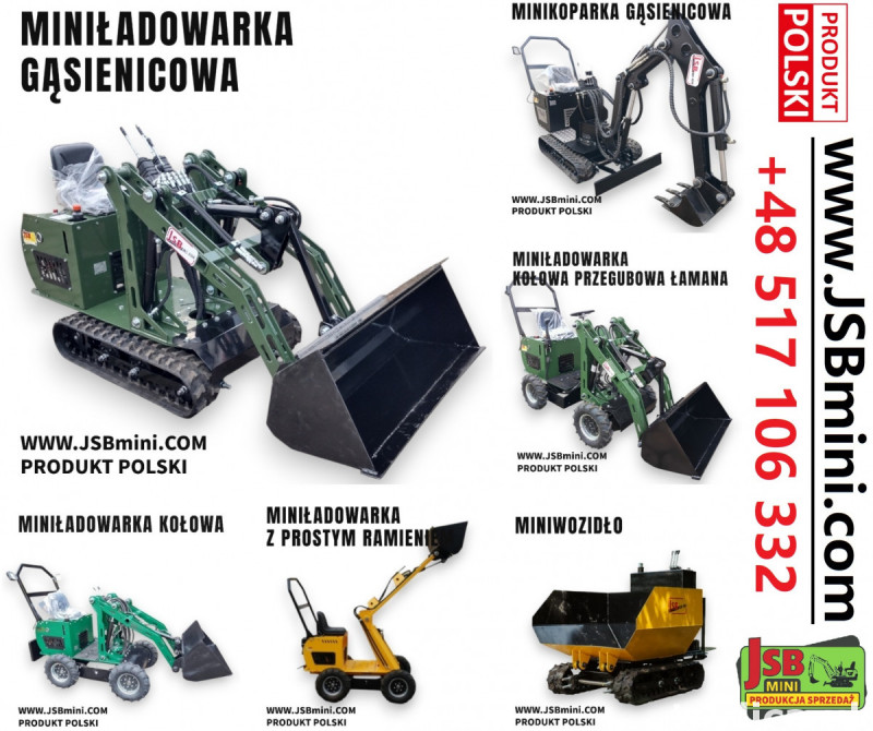 Osprzęt Rolniczy Budowlany + Koparki Ładowarki Wozidła JSB 7