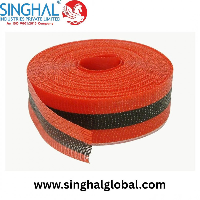Woven Barricade Tape for Durable Safety Zone Protection 0