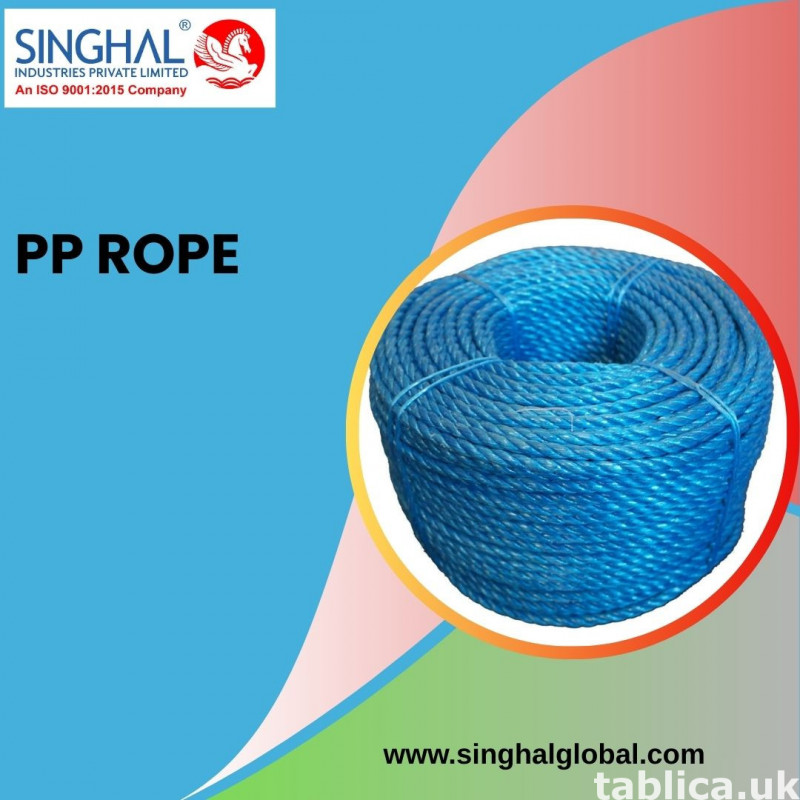 High strength PP rope for reliable utility operations 0