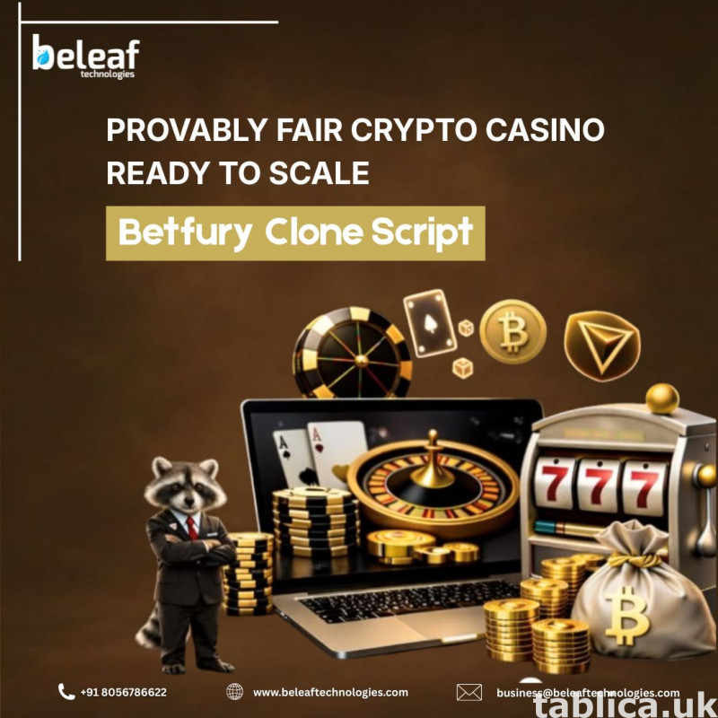 Betfury Clone Script - Provably Fair Crypto Casino Ready to  0