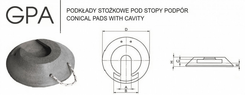 Podkład pod stopy podpór  żuraw, dźwig 2