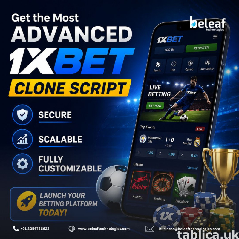 Get the Most Advanced 1xBet Clone Script – Secure, Scalable  0