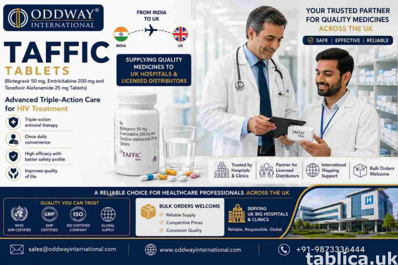 Taffic Tablets Price for UK Bulk Procurement — Oddway Supply 0