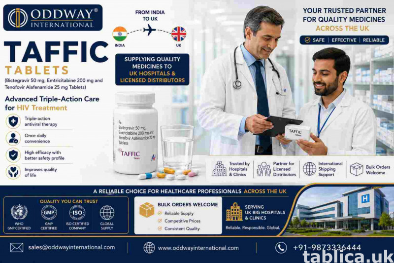 UK Importers: Taffic Tablets Price Checklist — Oddway Supply 1