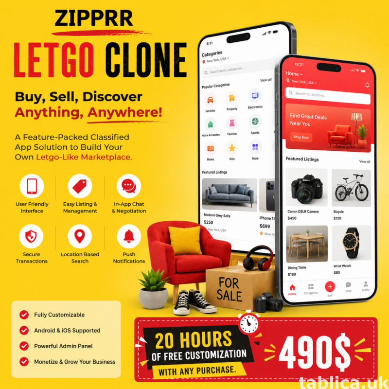 What Makes Zipprr's $490 Letgo Clone Stand Out? 0