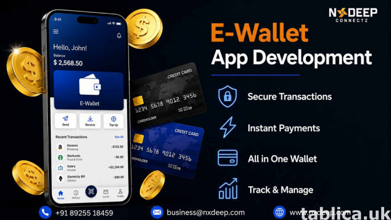 E-Wallet App Development Company | NxDeep Connectz 0