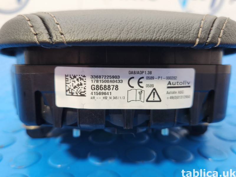 BMW 5 Series G30, G31 Leather Sport Steering Wheel Airbag  1