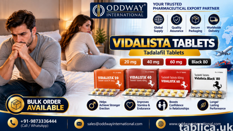 Discover Vidalista Price for USA Bulk Buyers - Oddway 0